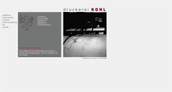 Desktop Screenshot of kohl-druck.de